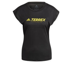 Dames-T-shirt adidas Terrex Primeblue Trail Functional Logo