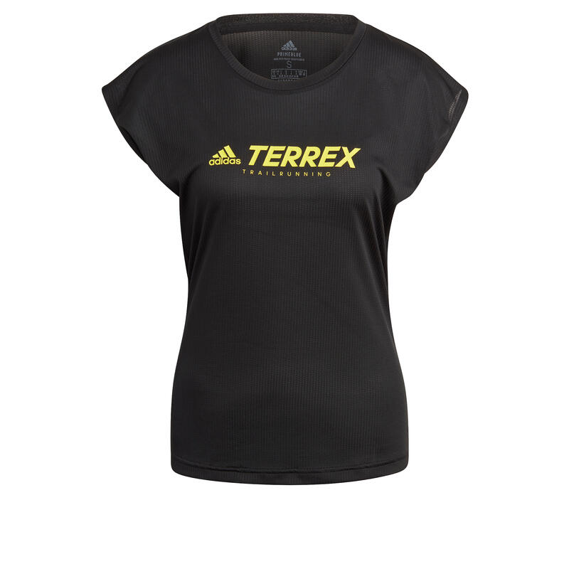 Camiseta de mujer adidas Terrex Primeblue Trail Functional Logo