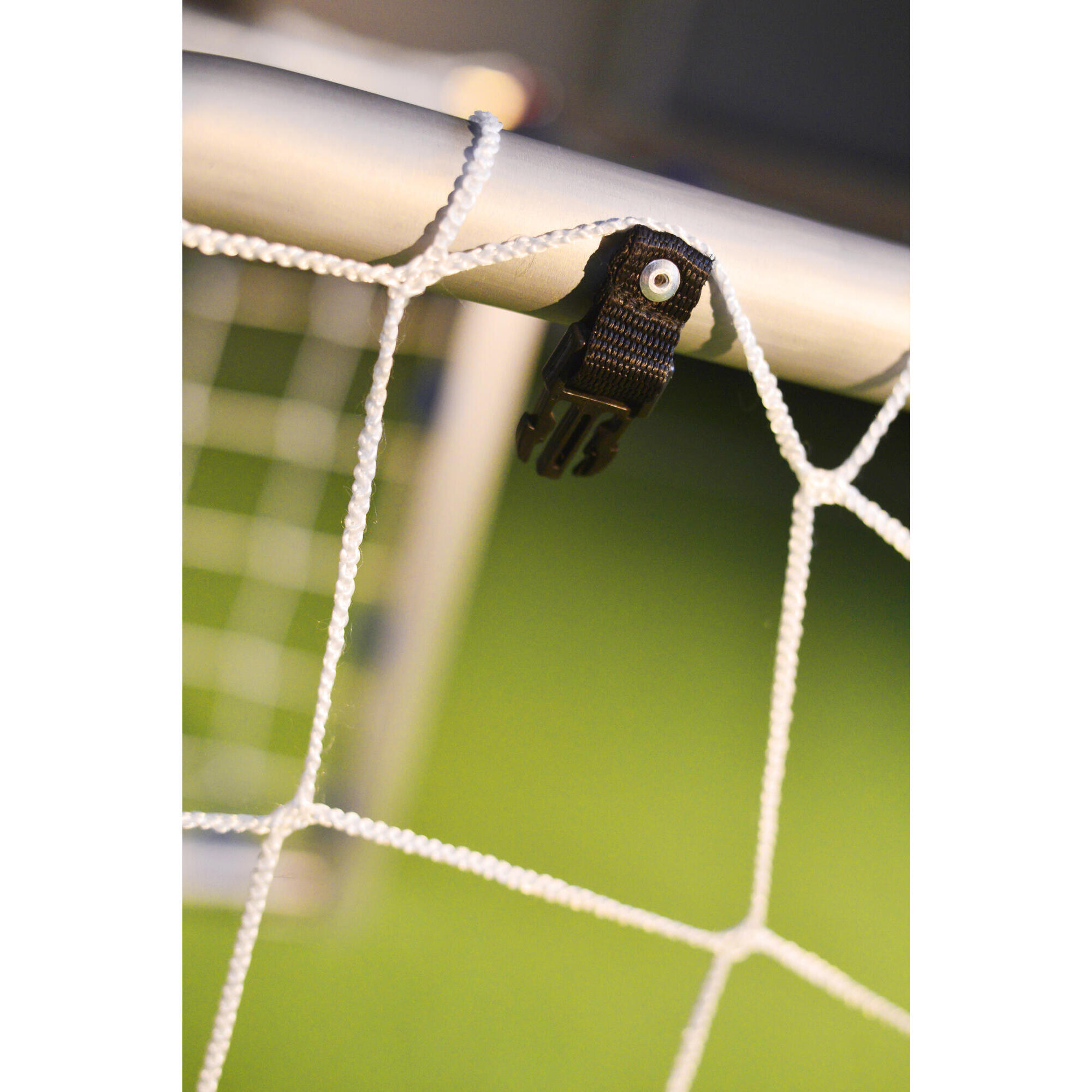 Mini aluminium soccer goal 1.5 x 1m - Practical for small pitches