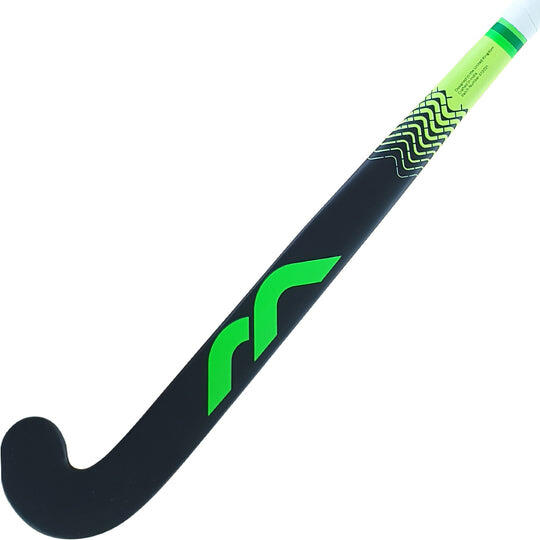 Mercian Genesis W1 Junior Wood Hockey Stick, Green/Black 3/4