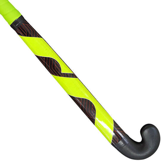 MERCIAN Mercian Barracuda Recycled Juniors Hockey Plastic Stick, Black/Green