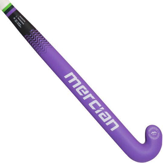 Mercian Genesis CF15 Adult Composite Hockey Stick, Purple/Black 1/4