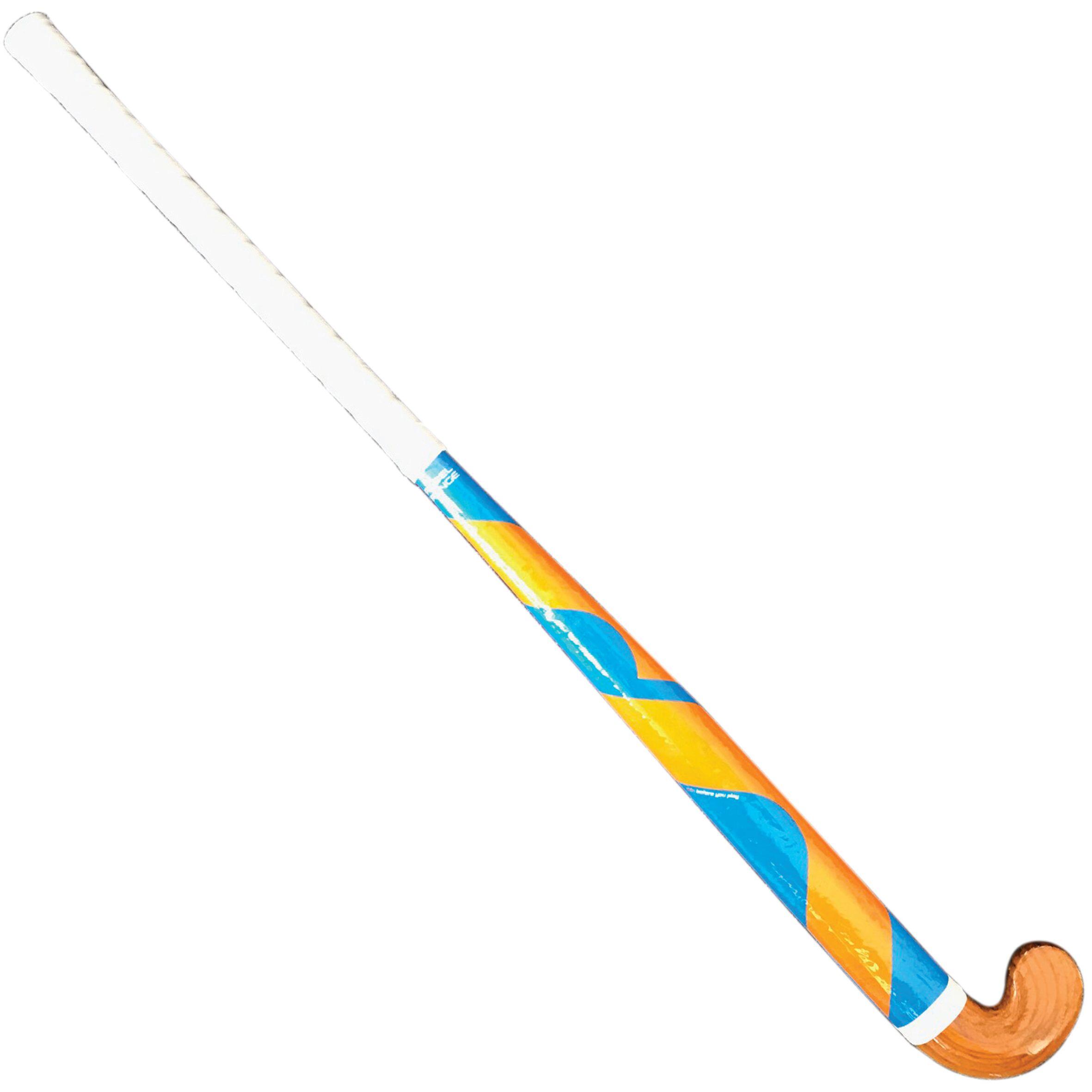Mercian Scorpion Wooden Junior Outdoor Stick, Blue/Orange 2/4
