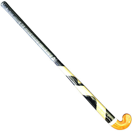 Mercian Scorpion FGB Junior Wooden Hockey Stick, Black/Gold 2/4