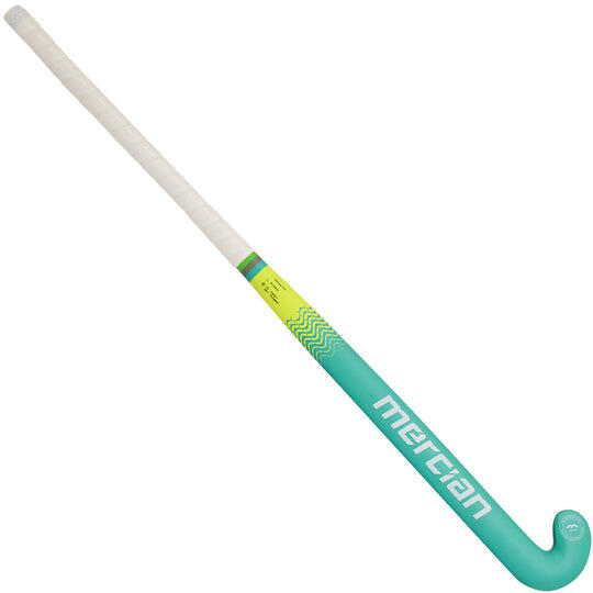 Mercian Genesis CF5 Adult Composite Hockey Stick, Green/Black/Yellow 2/4