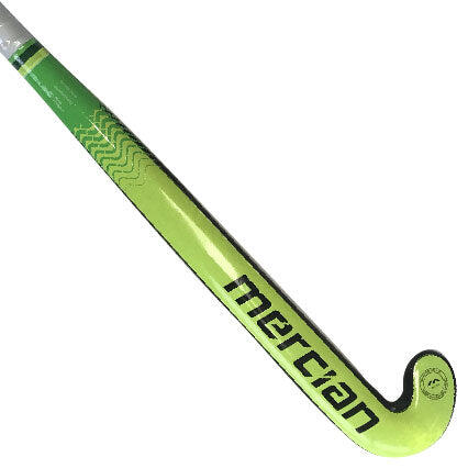 MERCIAN Mercian Genesis W1 Junior Wood Hockey Stick, Yellow/Black/Green