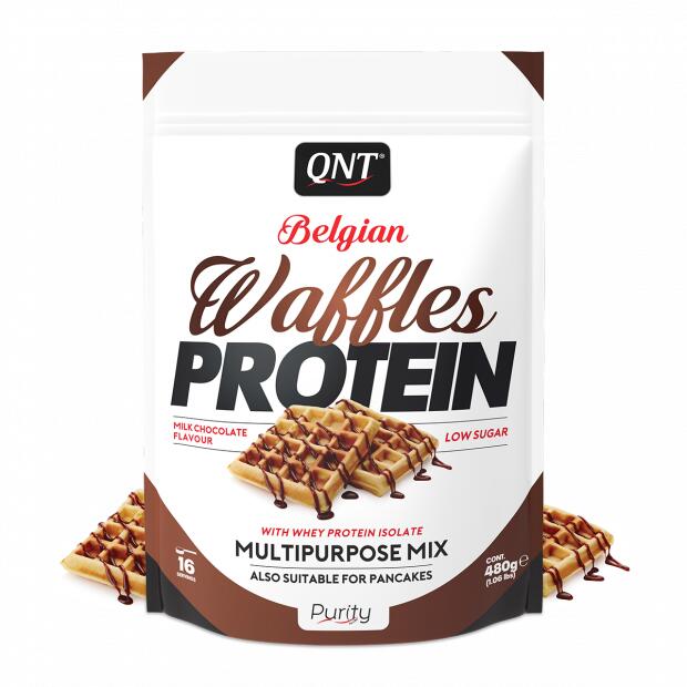 Waffles Protein - Chocolat au lait 480 g