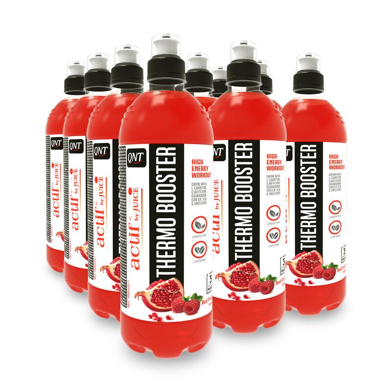 ACTIF Thermogenic Booster Drink - Rood fruit 12 x 700 ml