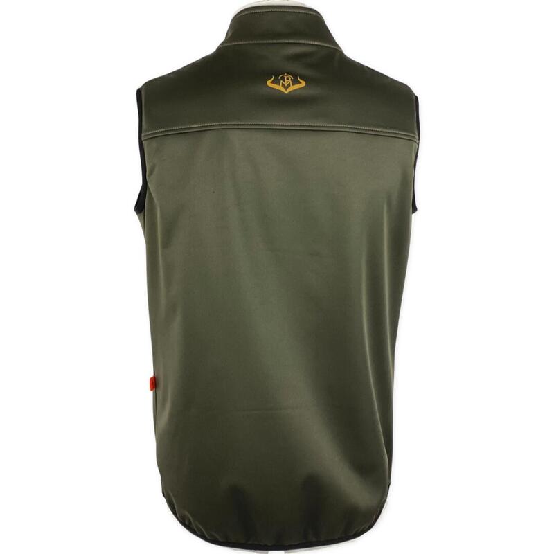 Chaleco Caza Hombre Pasión Morena 07015 Verde Soft Shell Ligero