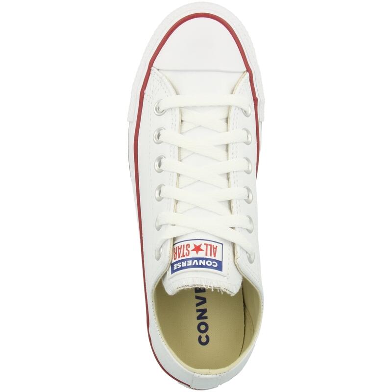 Calçado Converse Chuck Taylor Ox Leather, Branco, Unissex