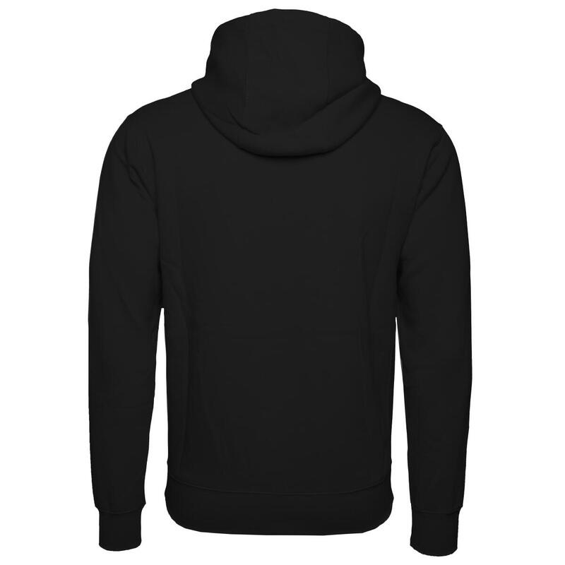 Felpa con cappuccio full zip uomo nike nero