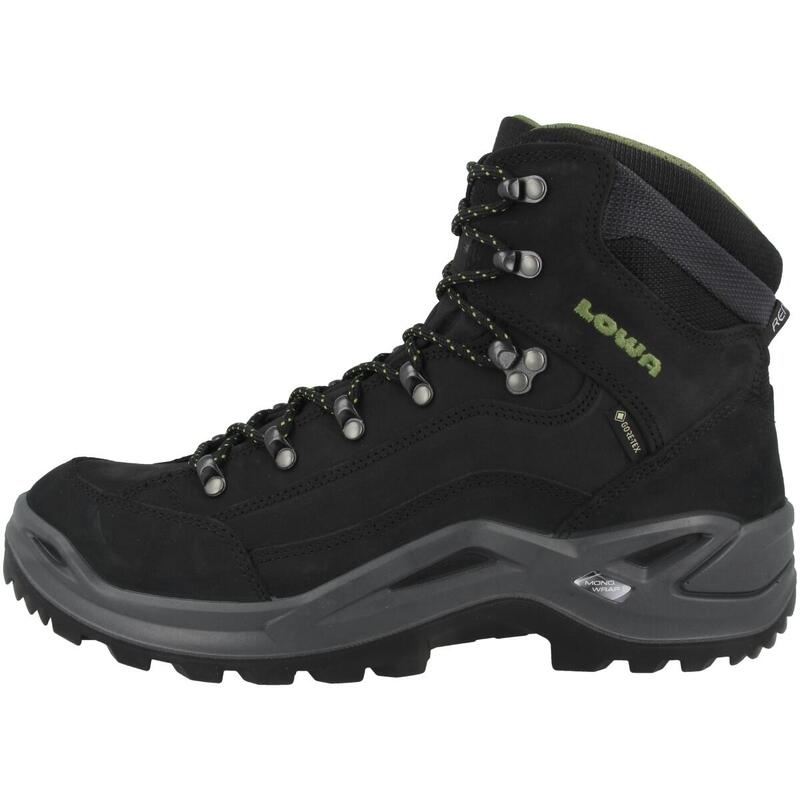 Botas de montaña y trekking impermeables para hombre Lowa Renegade GTX Negro