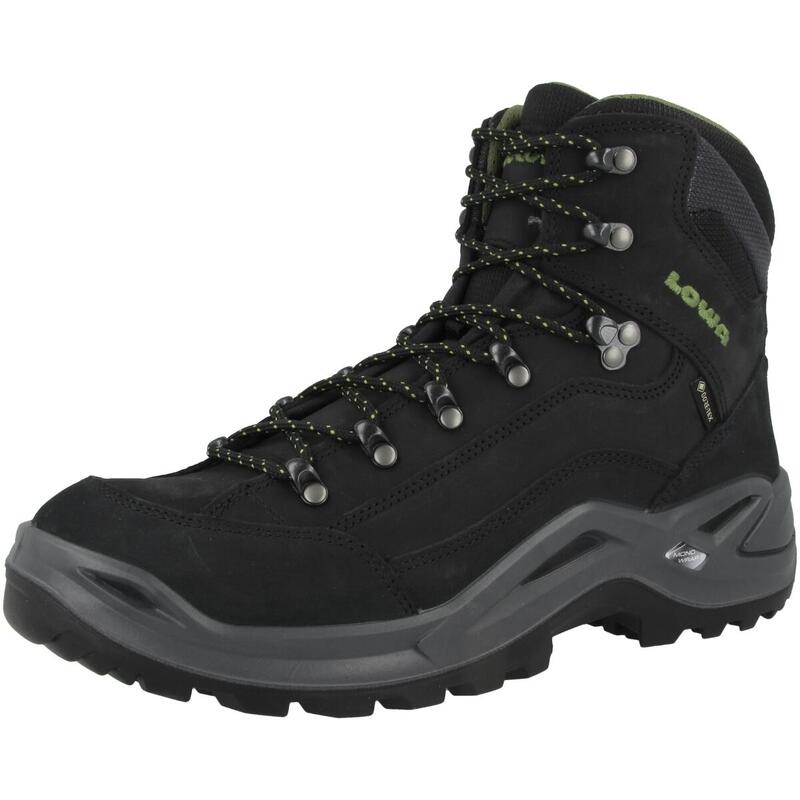 Botas de montaña y trekking impermeables para hombre Lowa Renegade GTX Negro