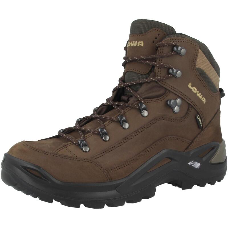 Botas de montanha e trekking impermeáveis para homens Lowa Renegade GTX Castanho