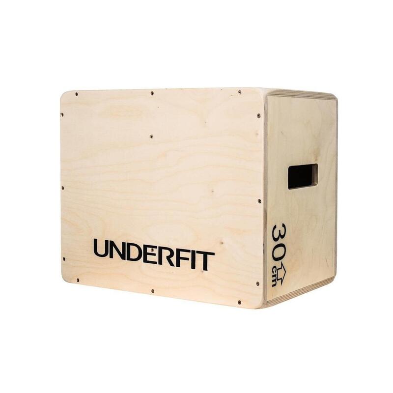 Skrzynia drewniana plyometryczna UNDERFIT 50x40x30 cm