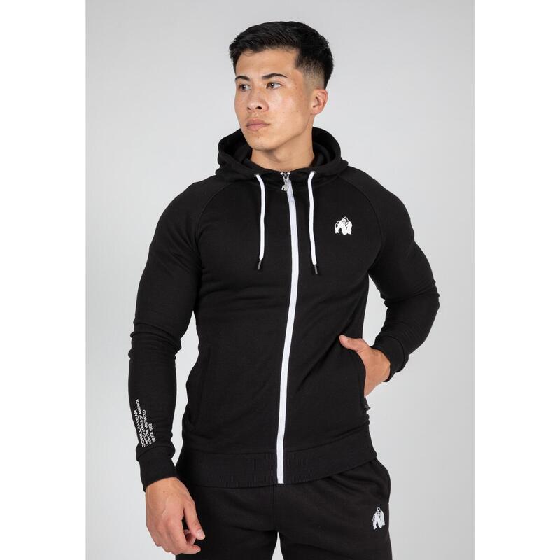 Bluza fitness męska Gorilla Wear Payette Zipped Hoodie rozpinana z kapturem