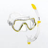 Snorkelset voor volwassenen Combo Pure Vision Geel