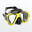 Masque de Snorkeling Trygon Adulte Jaune Noir