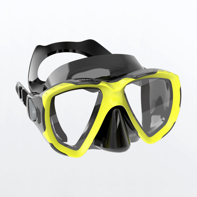 Máscara Snorkel Trygon Adulto Amarillo Negro