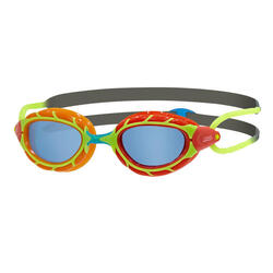 Lunette de Natation Predator Junior Enfant Orange Rouge