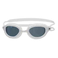 Lunette de Natation Predator Adulte Blanc Fumé Small