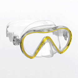 Snorkelmasker voor volwassenen Vento Geel