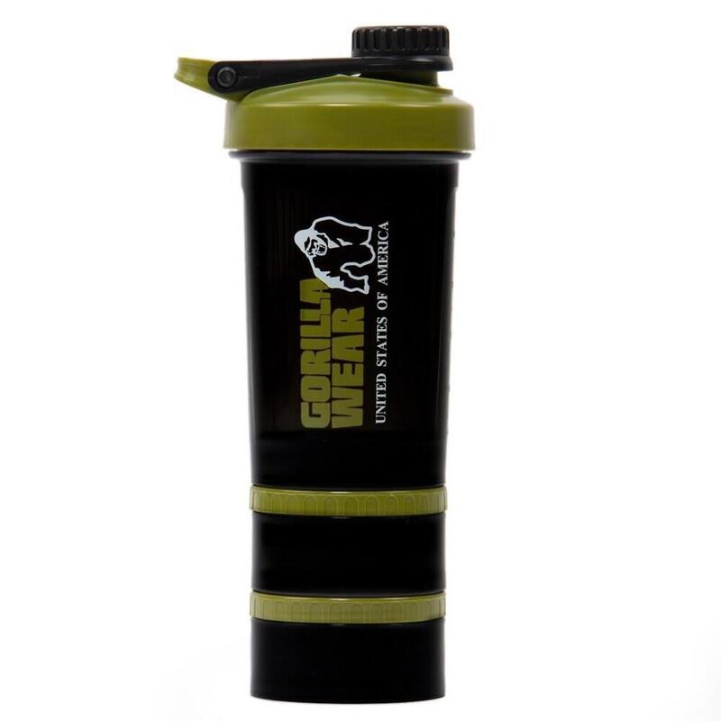 Shaker Gorilla Wear 2 GO z pojemnikami na odżywki 500 ml