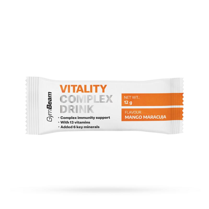 Vitality Complex Drink GymBeam Saszetka 12 g marakuja mango