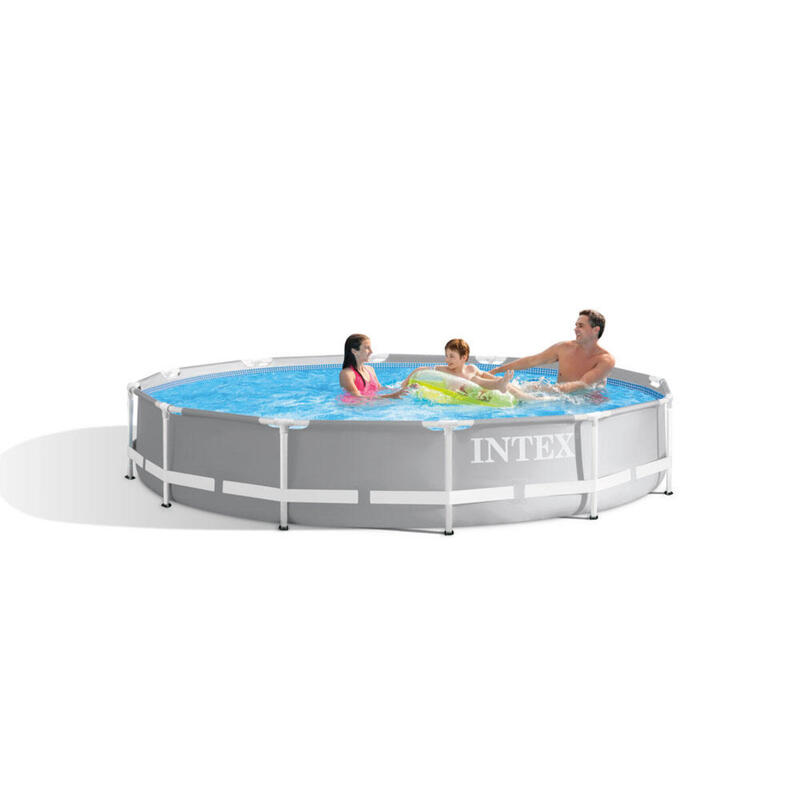 Intex Zwembad - Prism Frame - 366 x 76 cm - Inclusief WAYS Onderhoudspakket &