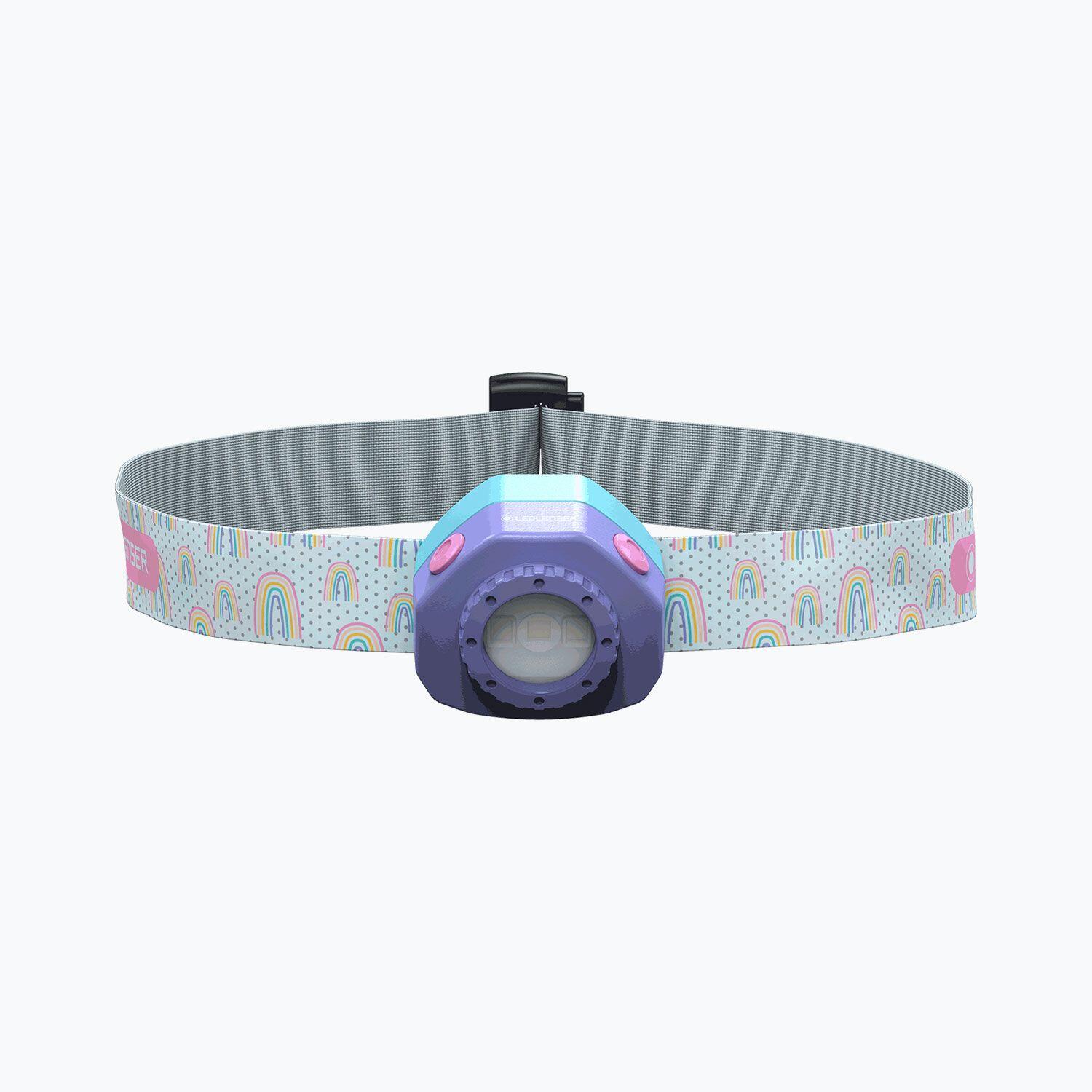 Ledlenser KidLED4R Rechargeable Head Torch (Purple) 2/7