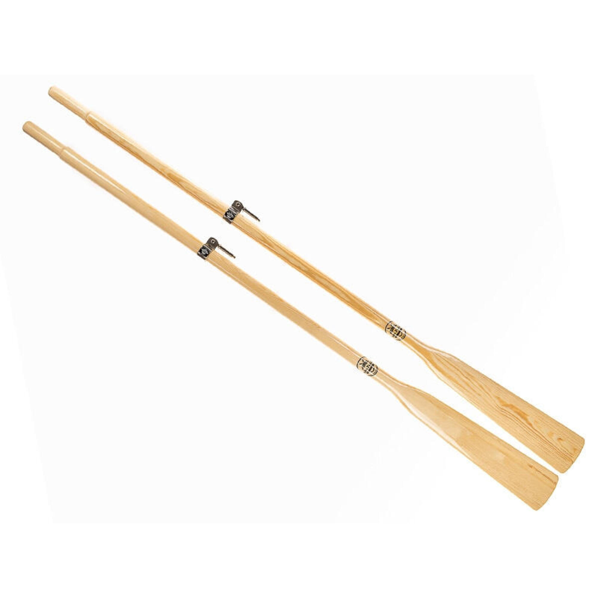 Wiosła  do łodzi szalupowe + dulki John Paddle (komplet - 2 sztuki)