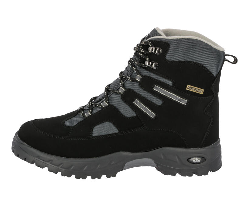 Chaussure d'hiver Noir waterproof Hommes Flake