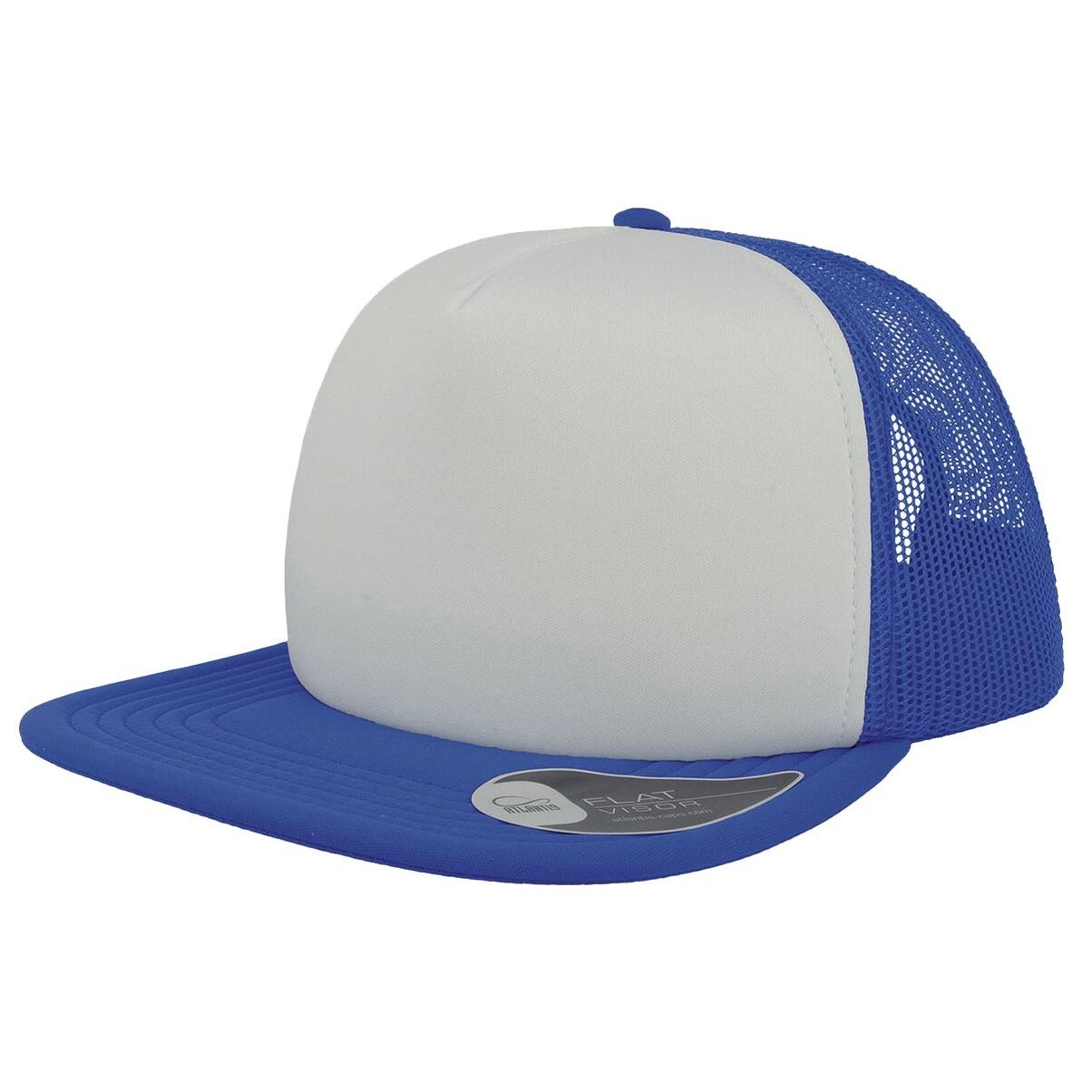 Cappello trucker SNAP 90S per adulti (bianco)