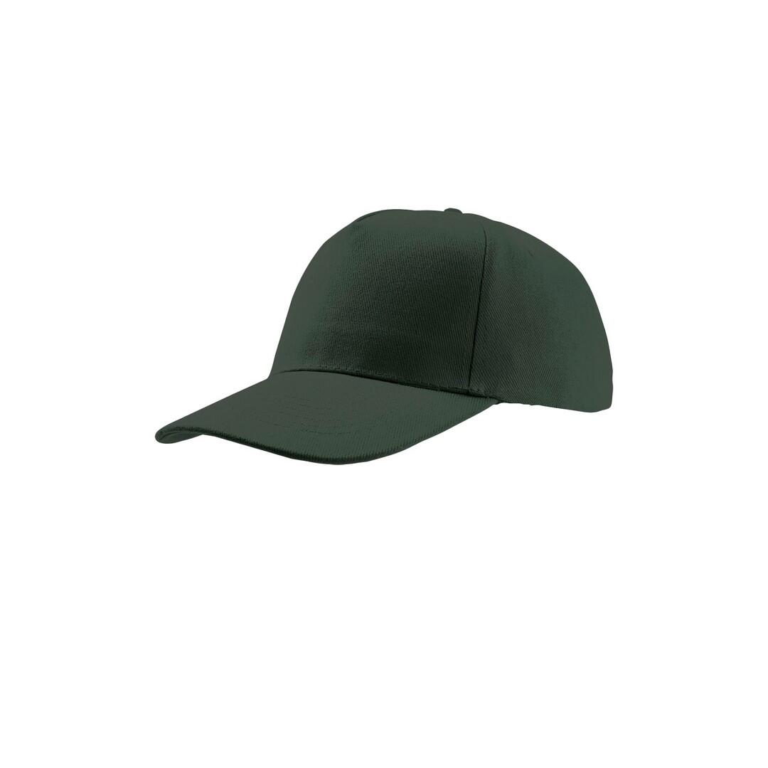 ATLANTIS Liberty Five Heavy Brush Cotton 5 Panel Cap (Dark Green)