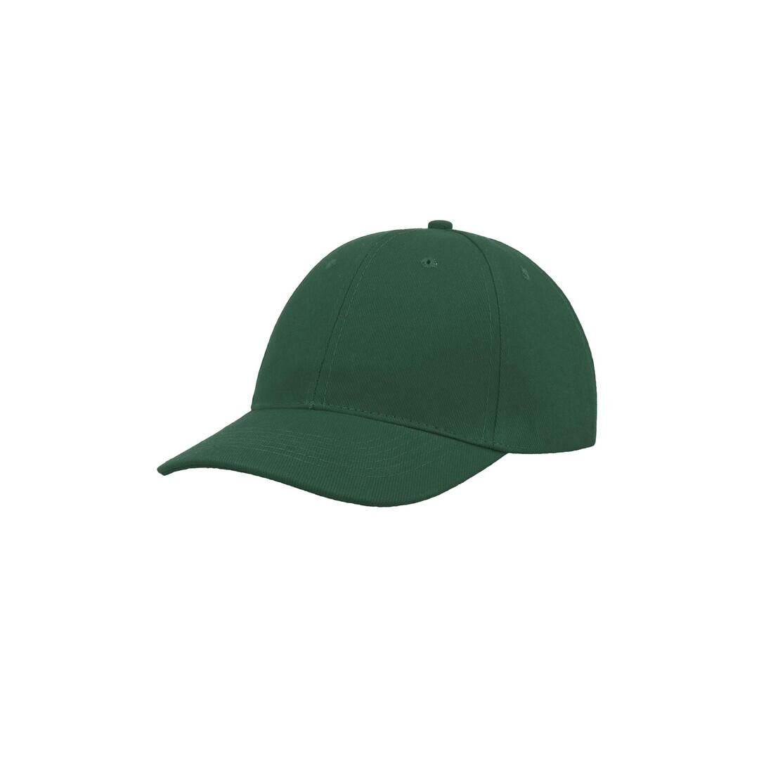 ATLANTIS Liberty Six Brushed Cotton 6 Panel Cap (Dark Green)