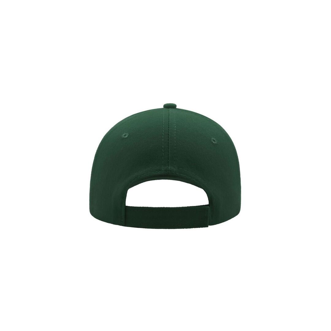 Liberty Six Brushed Cotton 6 Panel Cap (Dark Green) 2/3