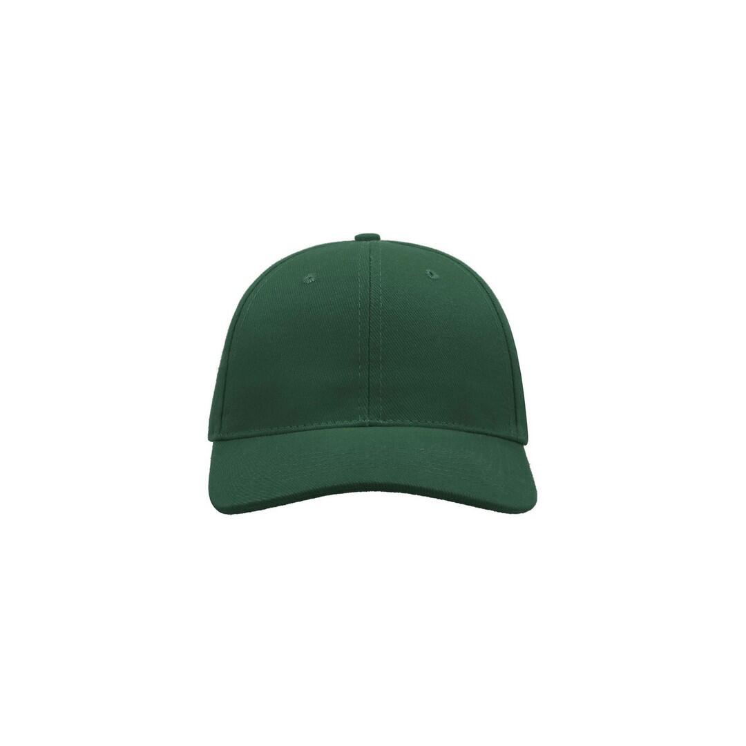 Liberty Six Brushed Cotton 6 Panel Cap (Dark Green) 3/3