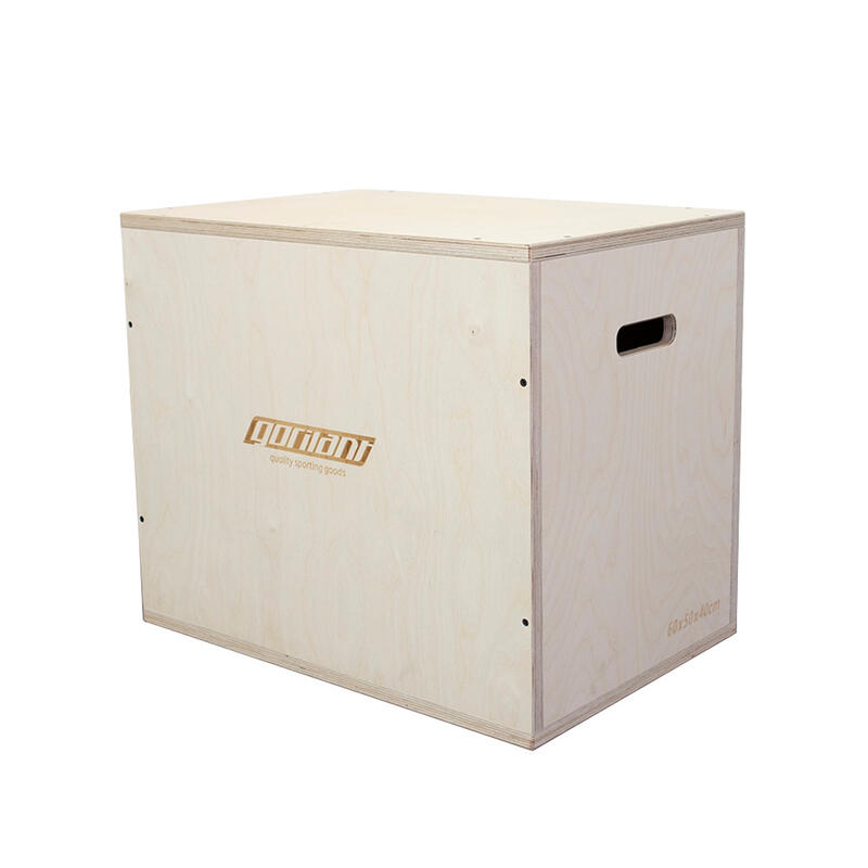 Cajón Pliométrico 50*60*75 cm plyo box madera DOBLE refuerzo