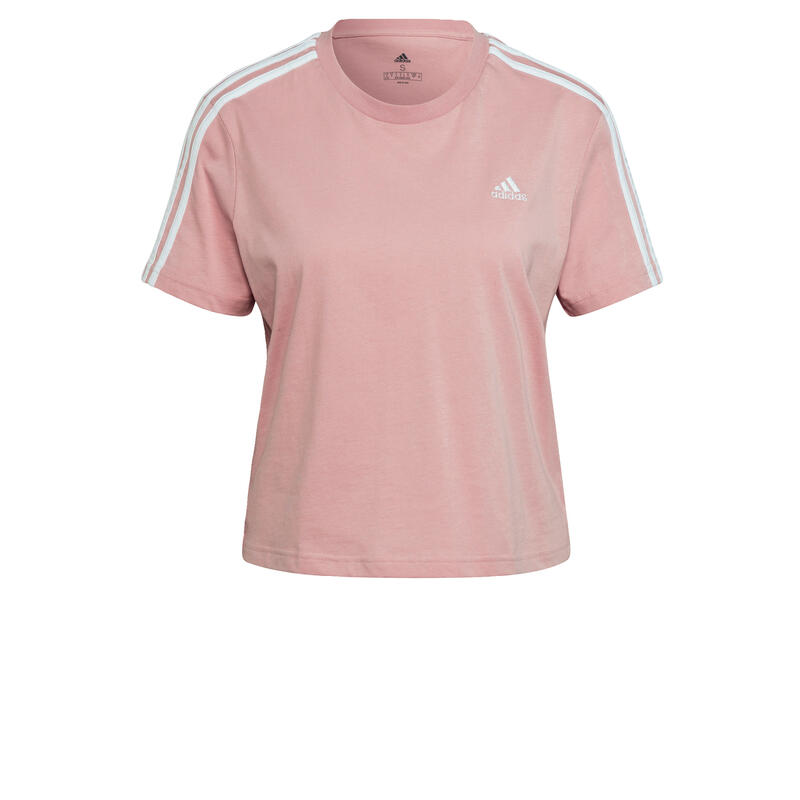 T-shirt Essentials Loose 3-Stripes Cropped