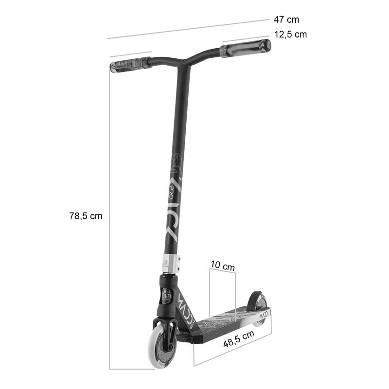 MGP Kick Pro - Trottinette Freestyle Argent/Noir