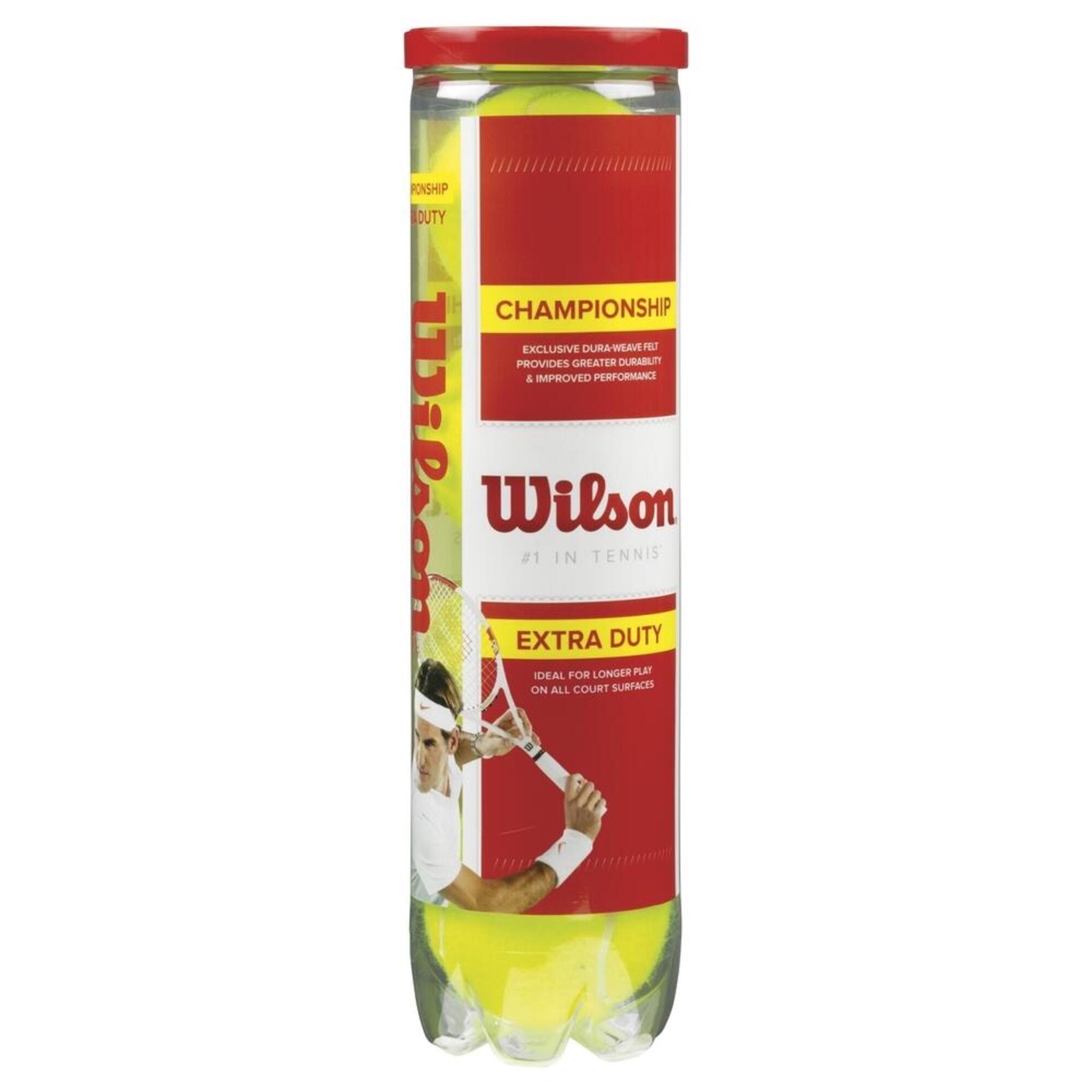 WILSON Wilson Championship Ball Can (Tube of 4)