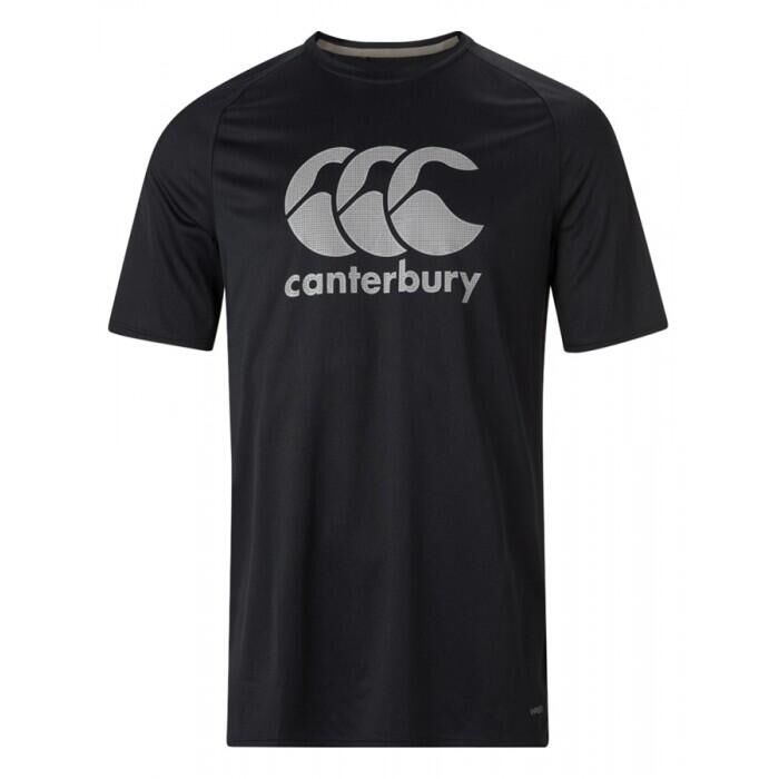 CANTERBURY CANTERBURY VAPODRI LARGE LOGO T-SHIRT, BLACK