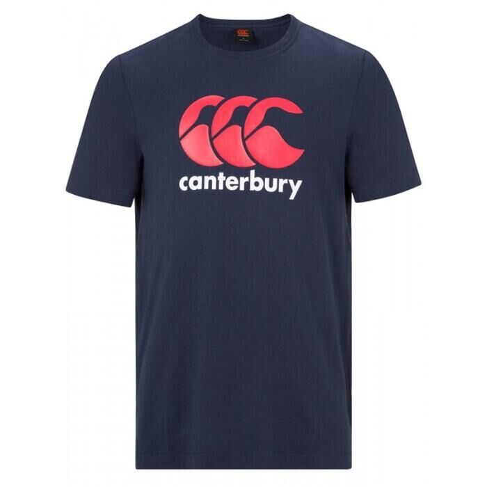 CANTERBURY CANTERBURY CCC LOGO T-SHIRT, NAVY