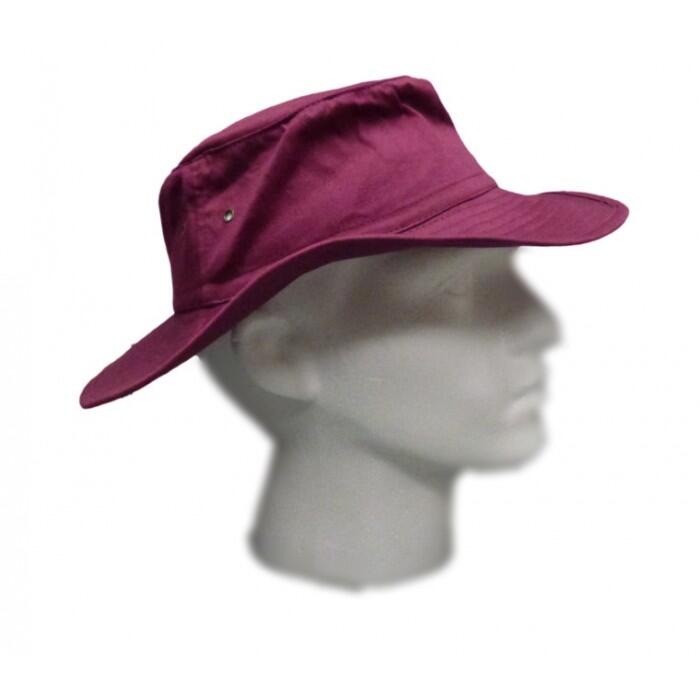 KOOKABURRA KOOKABURRA WIDE BRIM CRICKET HAT, MAROON