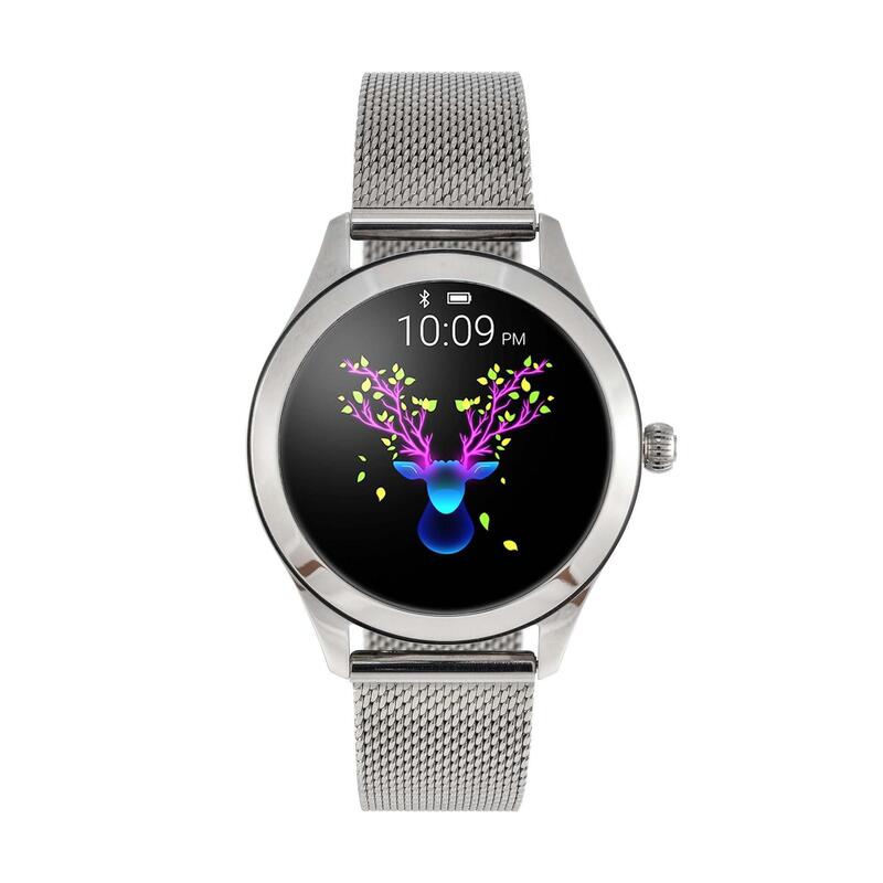 Relógio Smartwatch desportivo para mulher WKW10 prateado