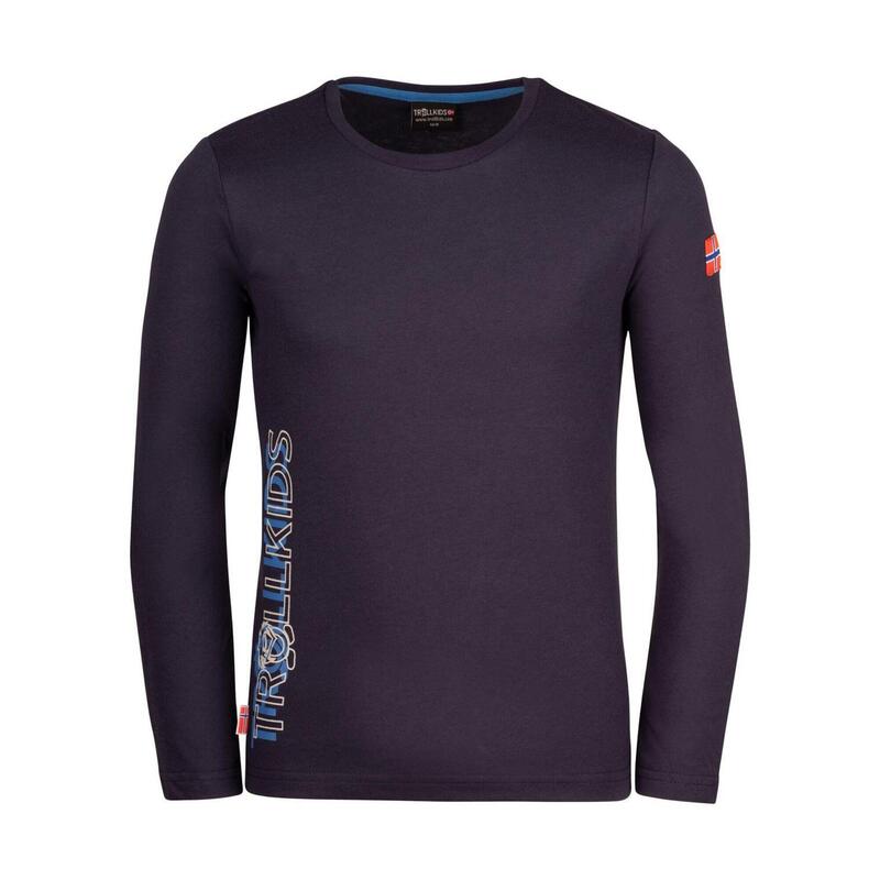 Kinder Longsleeve Stavanger Marineblau / Mittelblau