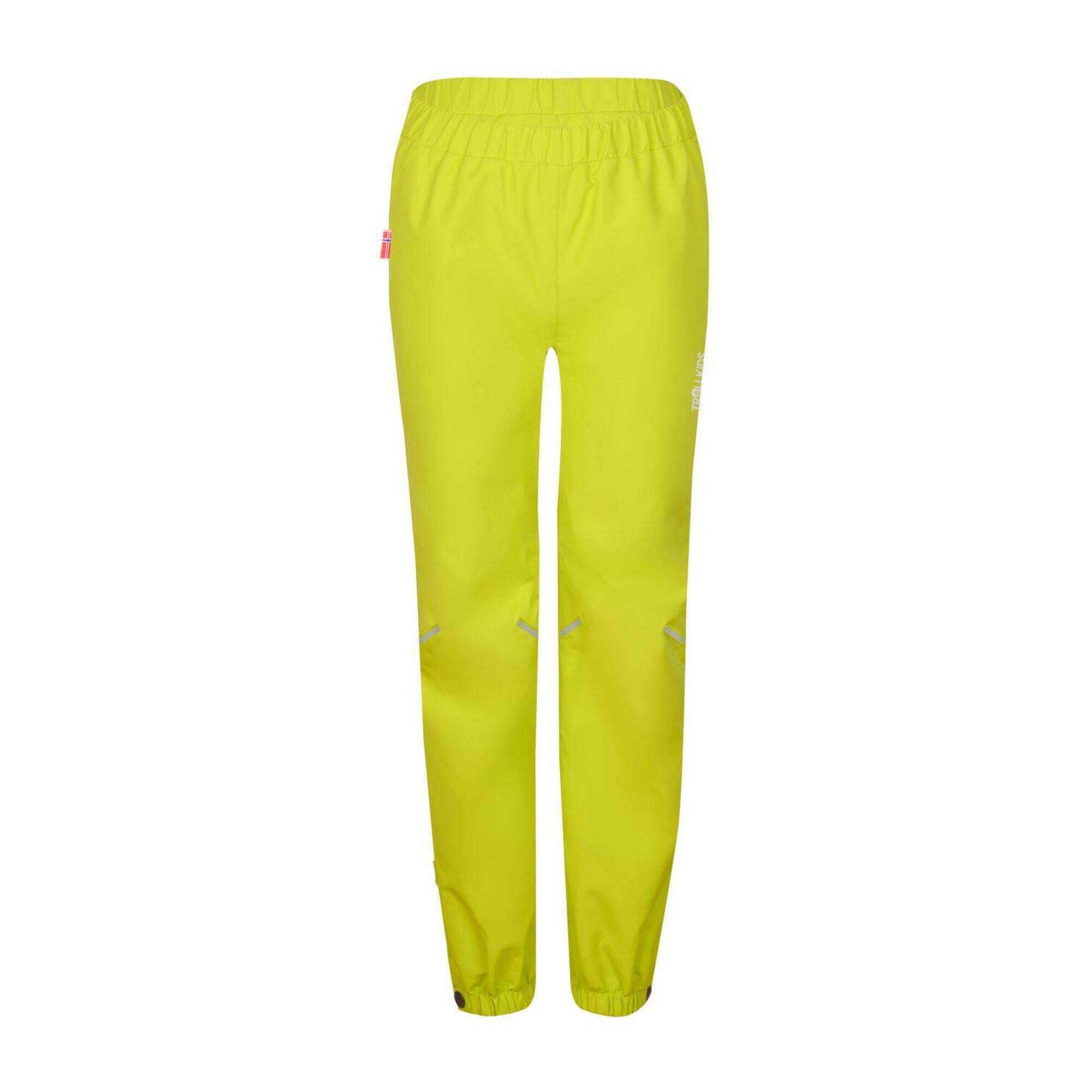 Pantaloni funzionali Trondheim per bambini verde chiaro/lime