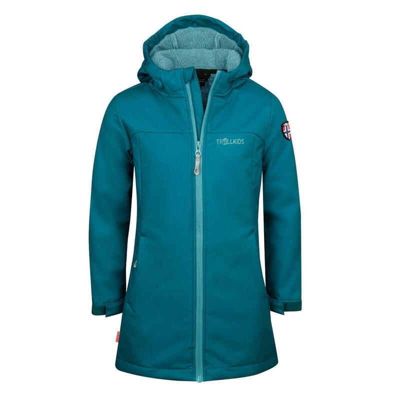 Manteau softshell fille Kristiansand teal-green