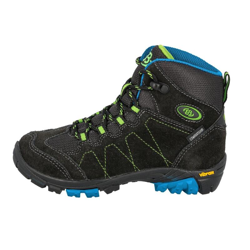 Scarpone da trekking grigio impermeabile ragazzi outdoor Bergen High