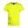 Kinder T-Shirt Oppland Limegelb/Petrolblau